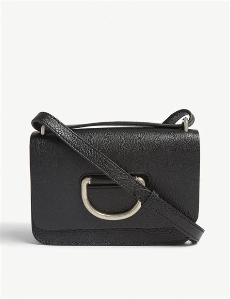 burberry d ring leather mini crossbody|Burberry Small D.